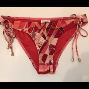 Jets Australia Geometric Print Tie Bottoms